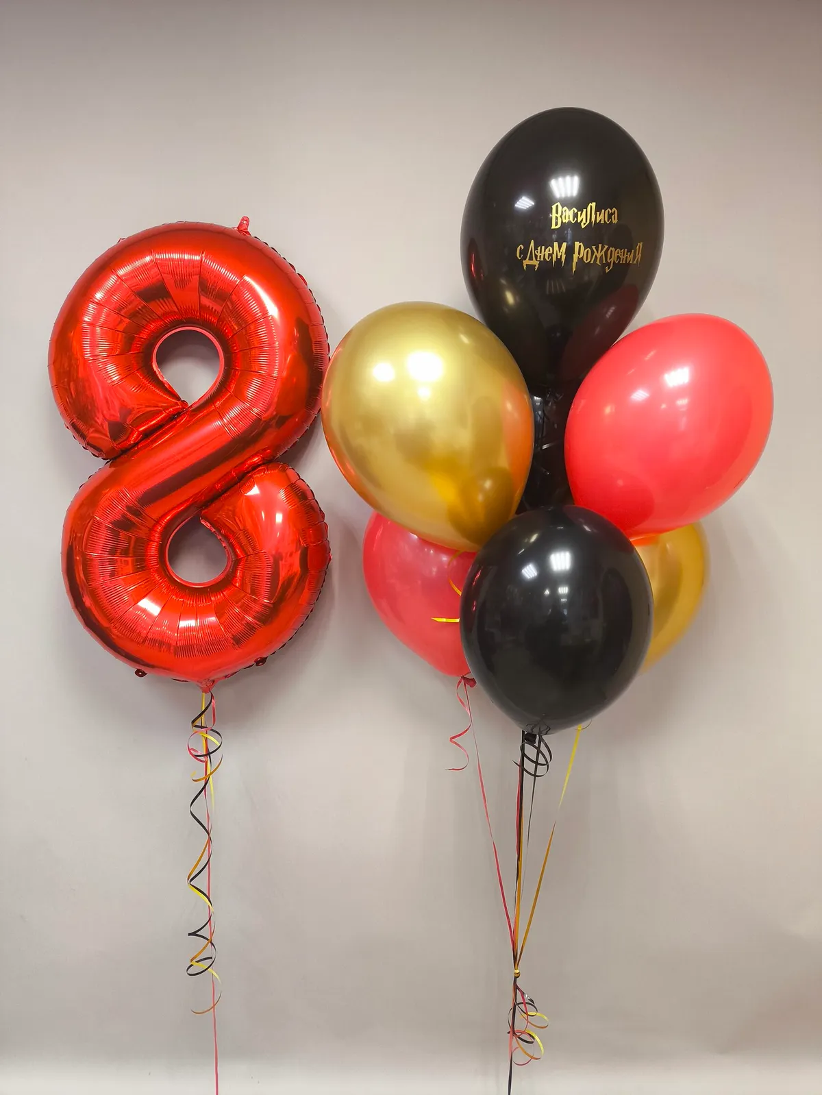 №15 Цифра + Фонтан — для девочки, Лавка Шаров Мытищи