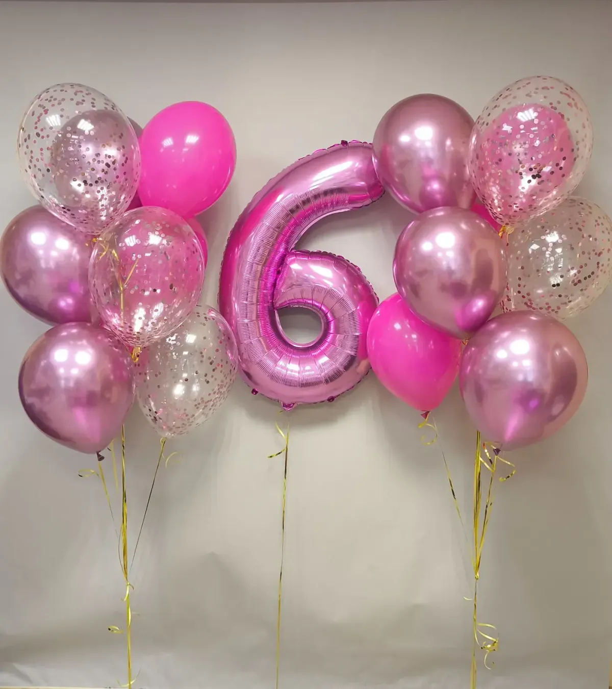 №44 Цифра + Два фонтана — для девочки, Лавка Шаров Мытищи