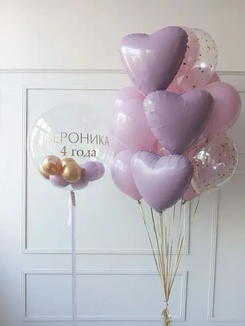 №54 Баблс + Фонтан — для девочки, Лавка Шаров Мытищи