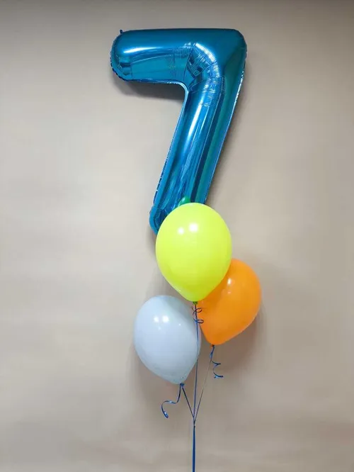 №21 Фонтан с Цифрой — для мальчика, Лавка Шаров Мытищи