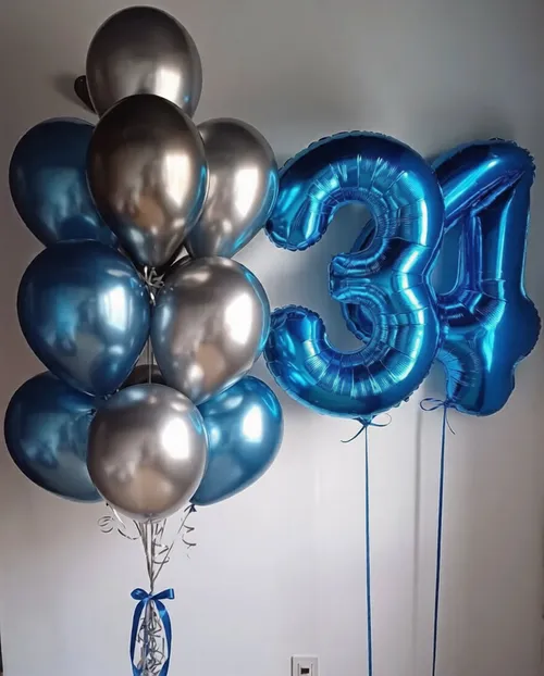 №36 Цифры + Фонтан — для него, Лавка Шаров Мытищи