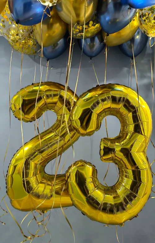 №9 Цифры + Шары под потолок — для него, Лавка Шаров Мытищи